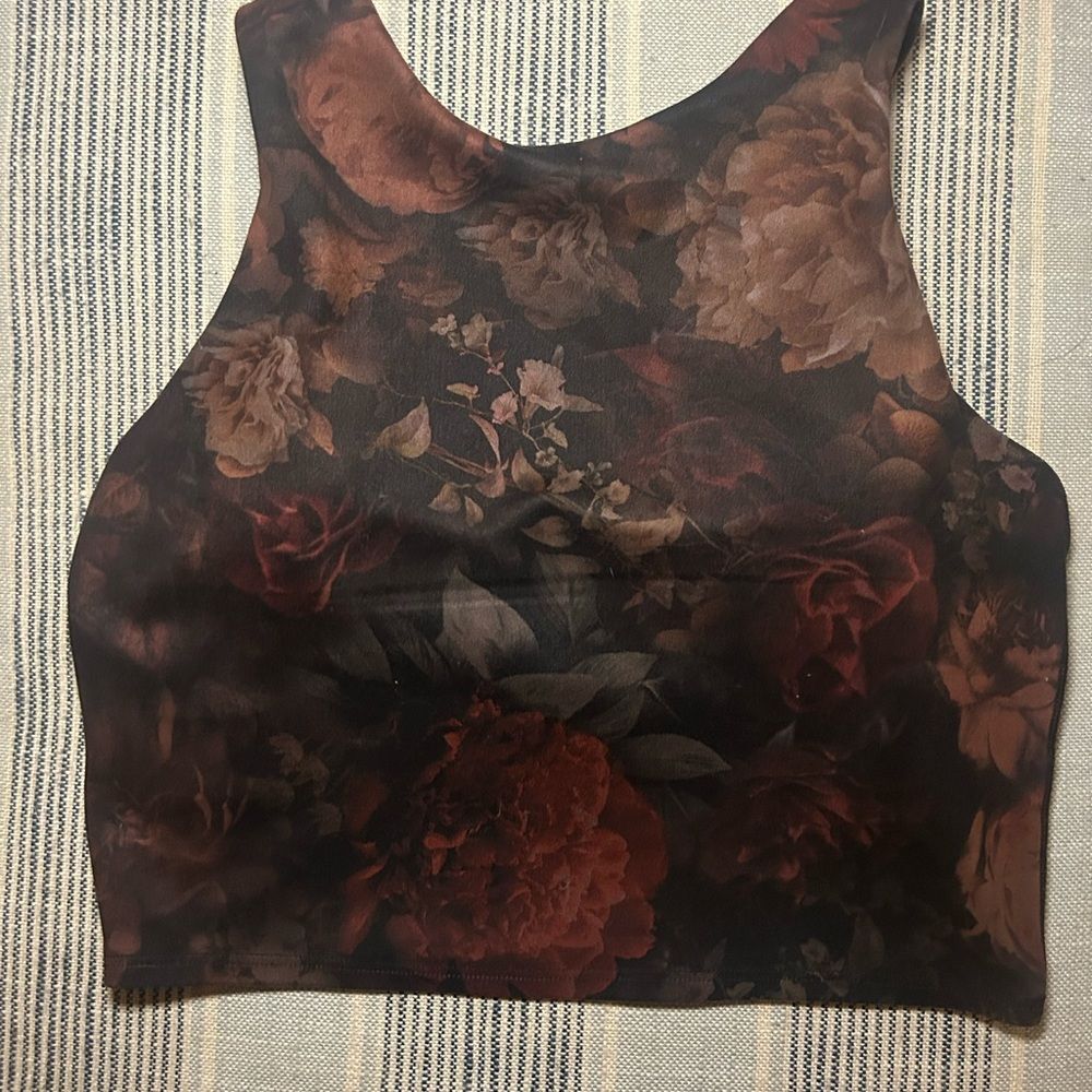 Athleta Conscious Crop Printed A-C, Antoinette Norwegia XS - Picture 3 of 7